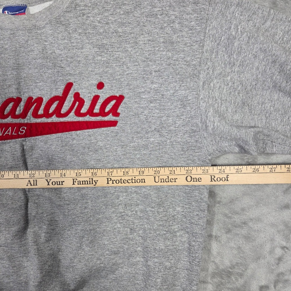 Vintage Champion Alexandria Cardinals Sweatshirt Mens L Crewneck Pullover Retro - Picture 7 of 13